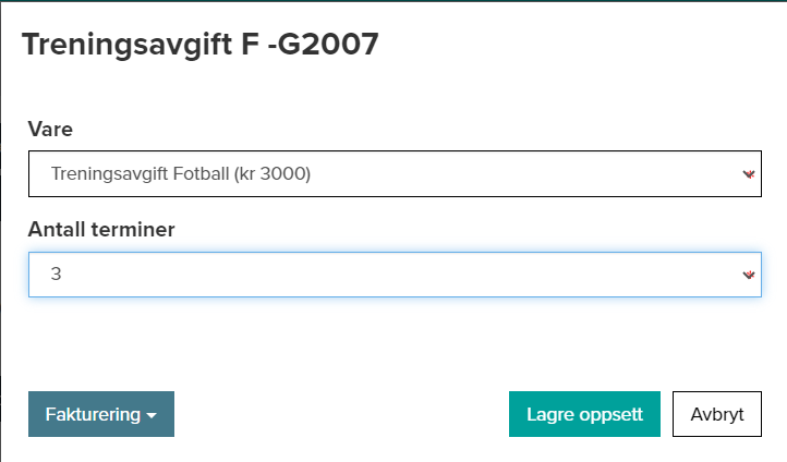 treningsavgift